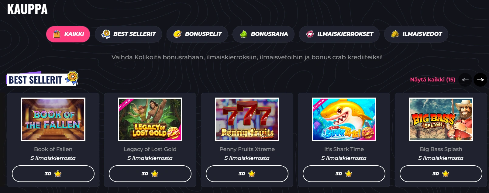lunubet kauppa